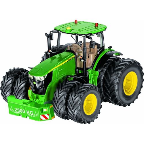 John Deere 7290r Jumelées, Tracteur Radio-Commandé Bluetooth Avec Télécommande