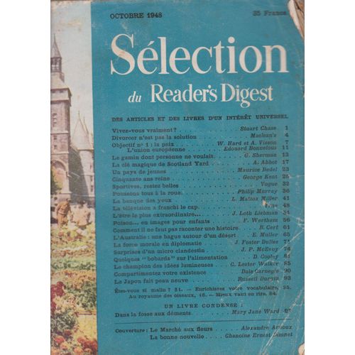 Selection Readers Digest Octobre 1948