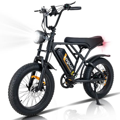 Koolux Bk29 Vtt Électrique 20*4 "Gros Pneu 48v/15ah Gamme 50km - 80km Cruiser Fatbike