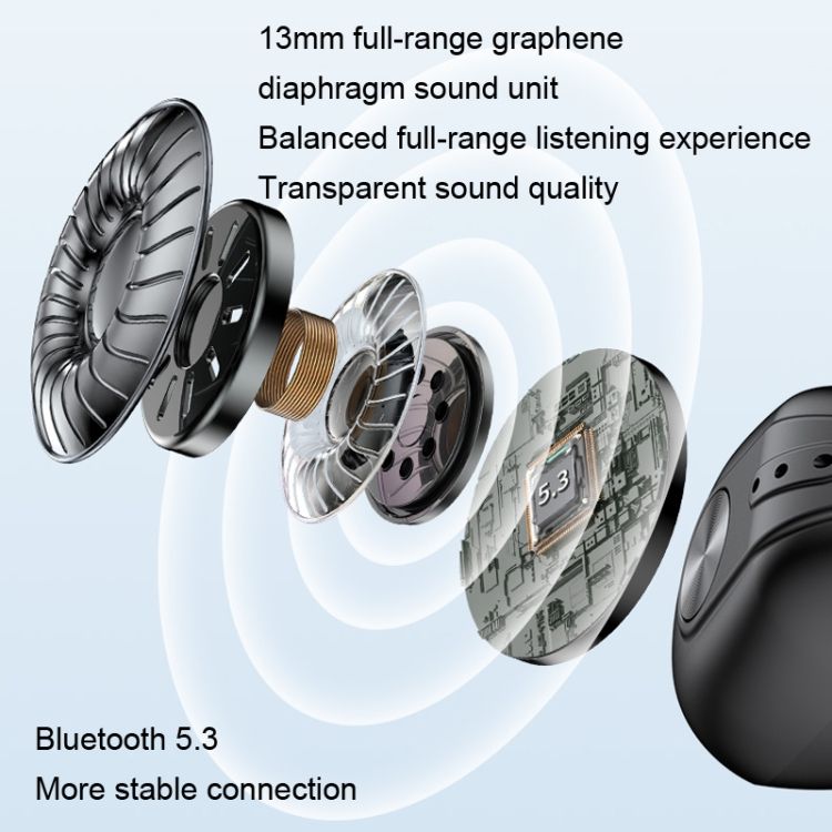 couteur Bluetooth  conduction osseuse  oreille unique, in... - 3