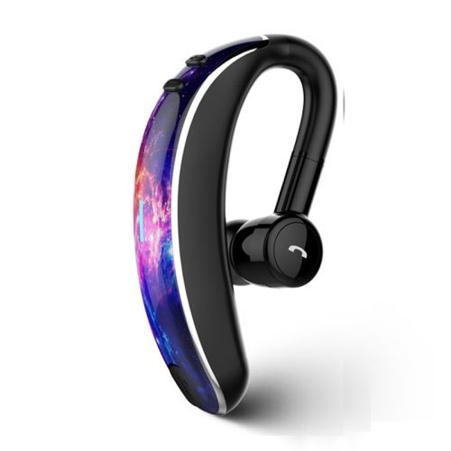V7 Bluetooth 5.0 Business Style sans fil stéréo sport Bluetooth écouteur, prise en charge informer le nom de l'appelant (violet)