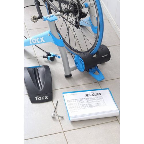 Home Trainer Tacx + Support Roue Avant + Pneu Spécial Ht + Cahier D'entraînement + 2 Axes