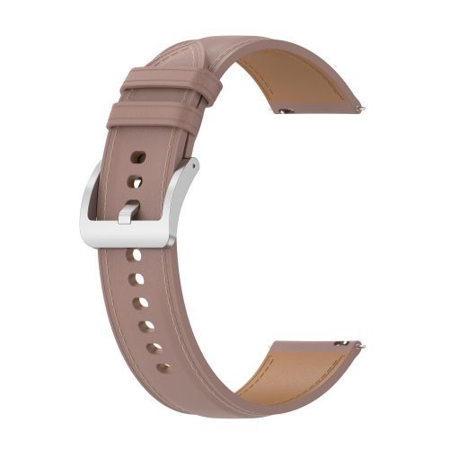Pour Garmin Vivomove Style Bracelet En Cuir Véritable En Relief - Rose