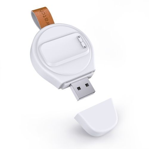 Pour Fitbit Charge 5 / Luxe A-07 Usb Smart Watch Chargeur D'aspiration Magnétique Sans Fil - Blanc