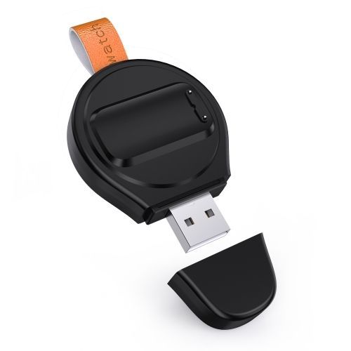 Pour Fitbit Charge 5 / Luxe A-07 Usb Smart Watch Chargeur D'aspiration Magnétique Sans Fil - Noir