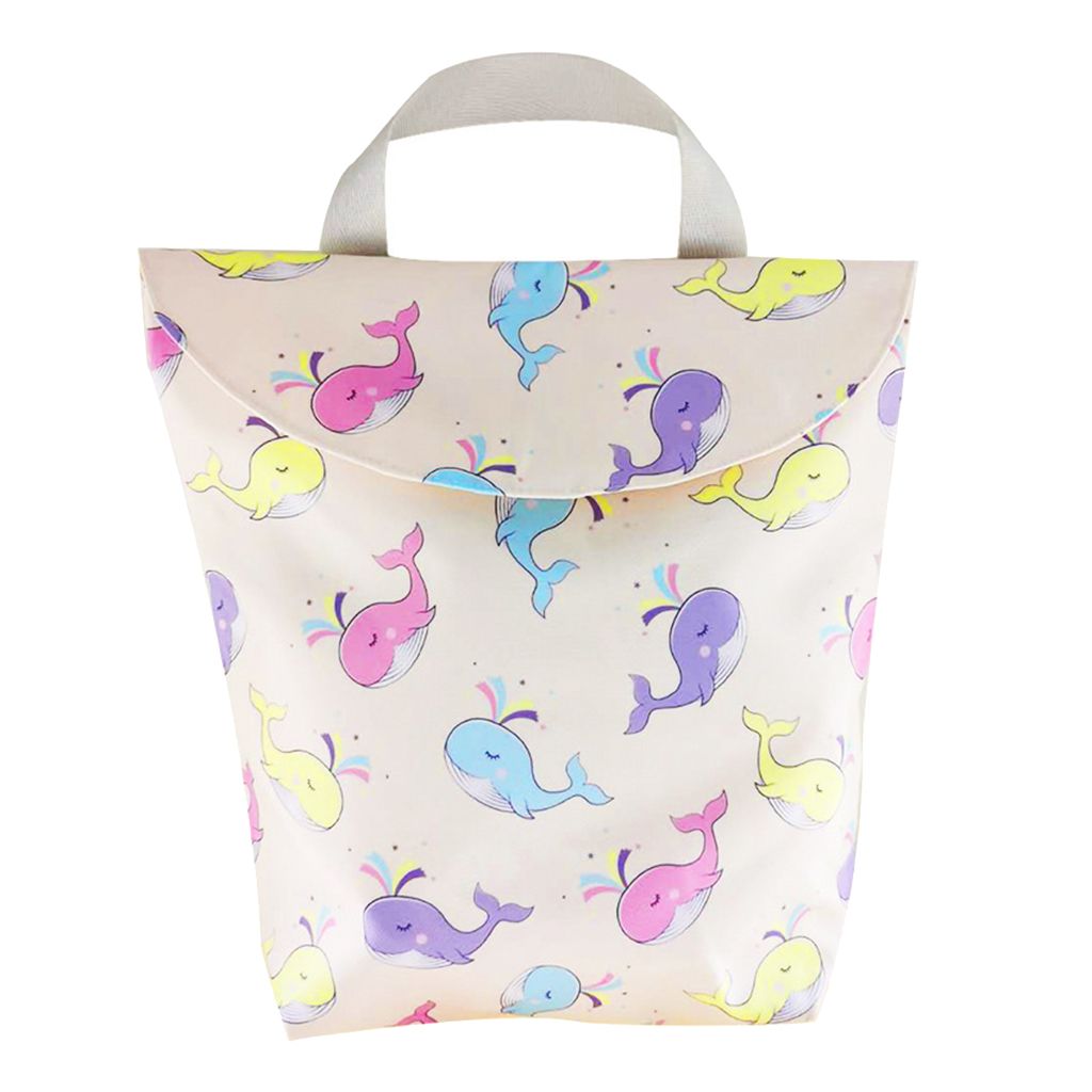 Sac A Couche De Bebe Reutilisable Sac A Couches Lavables Organisateur Pour Couches De Bebe Vetements Sales Etc L Baleine Rakuten