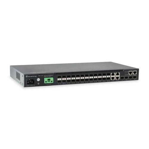 levelone levelone kilby gtl-2872 - switch - 28 anschlüsse - verwaltet - an rack montierbar noir