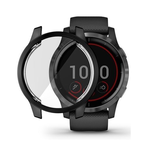 Pour Garmin Venu 2s 40mm / Vivoactive 4s 40mm Hat-Prince Couverture Complète Electroplate Tpu Soft Case - Noir