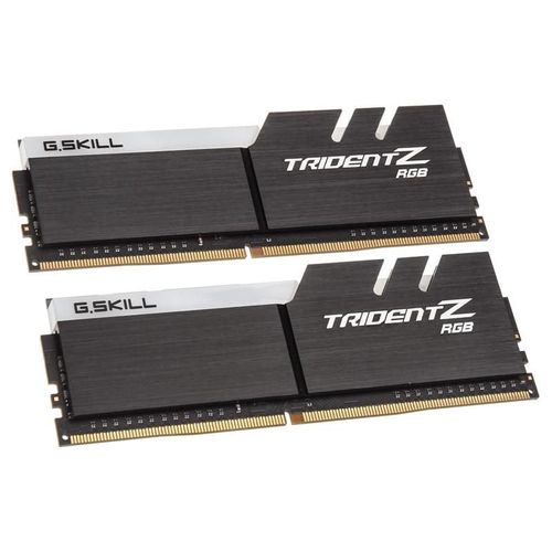 g.skill g.skill trident z rgb series, ddr4-3200 mhz, cl14 - 64 gb dual-kit noir