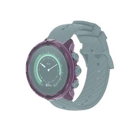 Pour Boîtier De Montre En Silicone Tpu Transparent Suunto 9 - Violet Transparent