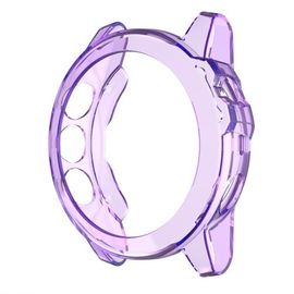 Convient Au Boîtier De Montre En Tpu Transparent Garmin Fenix 5x Et 5x Plus - Violet Transparent
