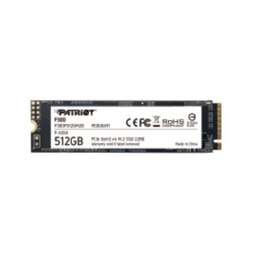 patriot patriot p300 - solid-state-disk - 512 gb - pci express 3.0 x4 (nvme) noir
