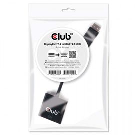 Club 3D - Adaptateur vidéo - DisplayPort mâle pour HDMI femelle - 20.3 cm - support 4K