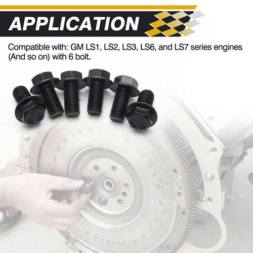 12.9 Ls Transmission Volant Boulons Set Flexplate Kit 551926, 11569956 Pour Ls Moteurs Ls1 Ls2 Ls3 Ls6 Ls7 4.8 5.3 6.0