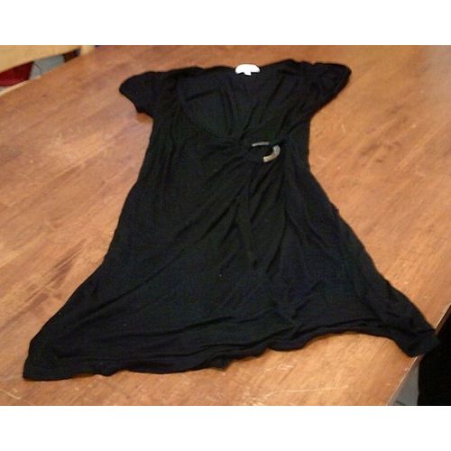 Longue Tunique Noire Etam Taille 42-44 Effet Cache Coeur ..