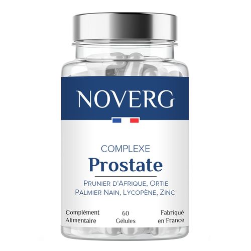 Complexe Prostate | Confort Urinaire Homme | Ortie, Palmier Nain Et Prunier D¿Afrique | Vegan | 60 Gélules | 30 Jours | Fabriqué En France 