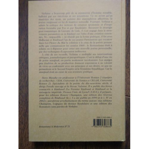 Marges Du Premier Verlaine