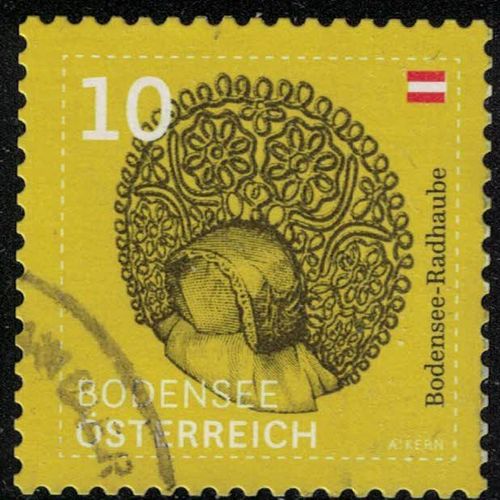 Autriche 2020 Oblitéré Used Chapeau Traditionnel Bodensee Radhaube Su