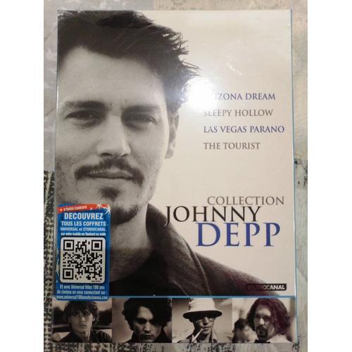 Collection Johnny Depp : The Tourist + Sleepy Hollow + Arizona Dream + Las Vegas Parano - Pack