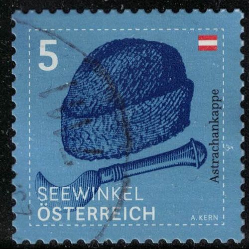 Autriche 2020 Oblitéré Used Casquette Astrachankappe Bonnet Traditionnel Seewinkel Su
