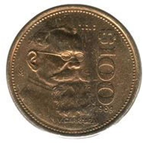 Pièce 100 Pesos Mexique - 1984