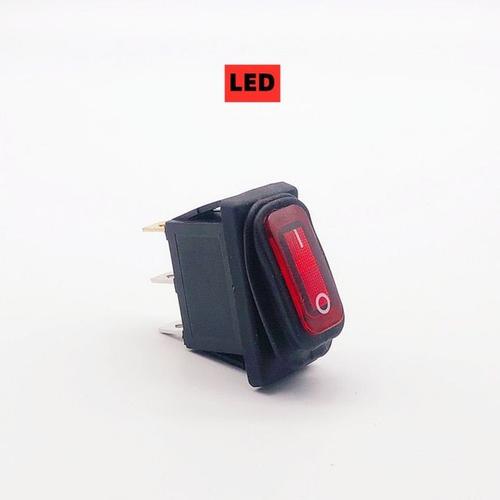 red ON-OFF DC 12V KCD3 étanche interrupteur à bascule 3Pin éclairage interrupteur de LED d'alimentation 15A 250VAC/20A 125VAC