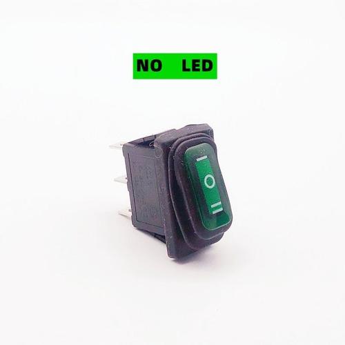 green ON-OFF-ON DC 12V KCD3 étanche interrupteur à bascule 3Pin éclairage interrupteur de LED d'alimentation 15A 250VAC/20A 125VAC