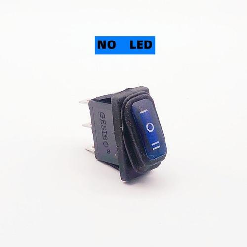 blue ON-OFF-ON DC 12V KCD3 étanche interrupteur à bascule 3Pin éclairage interrupteur de LED d'alimentation 15A 250VAC/20A 125VAC