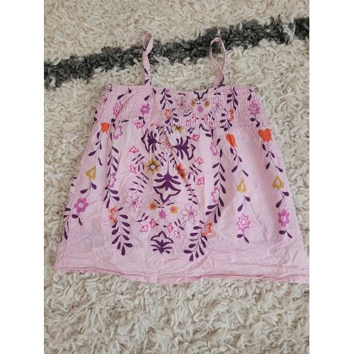 Débardeur Smock Rose Pâle 5 Ans