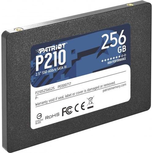 patriot patriot p210 - solid-state-disk - 256 gb - sata 6gb/s noir