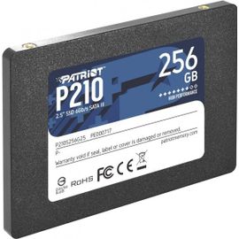 patriot patriot p210 - solid-state-disk - 256 gb - sata 6gb/s noir