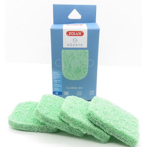 Zolux Filtre Pour Pompe Classic 80, Filtre Co 80 D Mousse Phosphate X 4. Pour Aquarium.