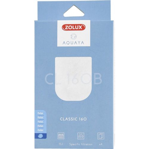 Zolux Filtre Perlon Cl 160 B X 4 . Pour Pompe Classic 160. Pour Aquarium.