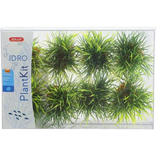 Zolux 8 Petits Buissons. D?Co Plant Kit Idro . Hauteur 3 Cm. ? 3.5 Cm Environ.