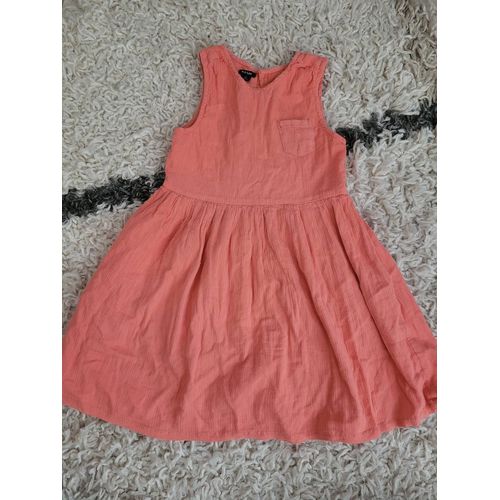 Robe Orange Corail 4 Ans