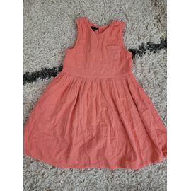 Robe Orange Corail 4 Ans