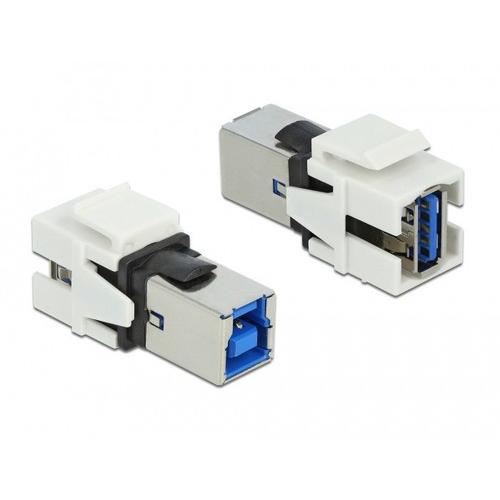 delock delock keystone module - usb-adapter noir