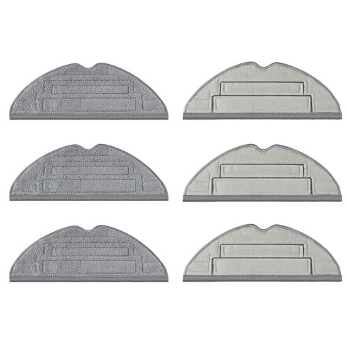 Chiffons de vadrouille pour Xiaomi Roborock S8/S8+, paquet de 6