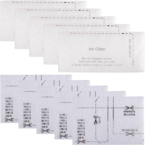 Filtre et tampon filtrant pour aspirateurs Miele 10 pièces
