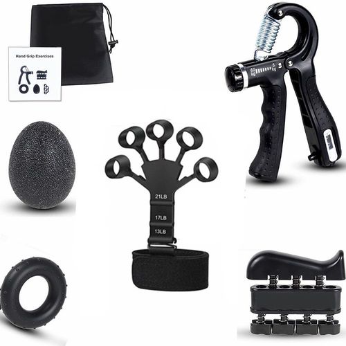 Poignée De Main Réglable Hand Grip Inf Exercice'extension Des Doigts 5 Pièces