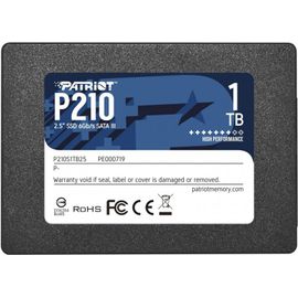 patriot patriot p210 - solid-state-disk - 1 tb - sata 6gb/s noir