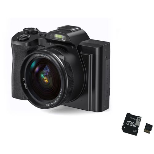 Appareil photo numérique 5K 48MP Zoom 16 x Écran 3,5 pouces, autofocus