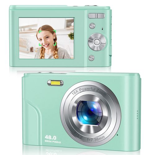 Caméra numérique 1080P / 48 mégapixels / Zoom 16x Vert