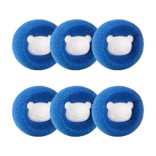 Boule D'épilation Pour Machine À Laver 6 Pcs Bleu