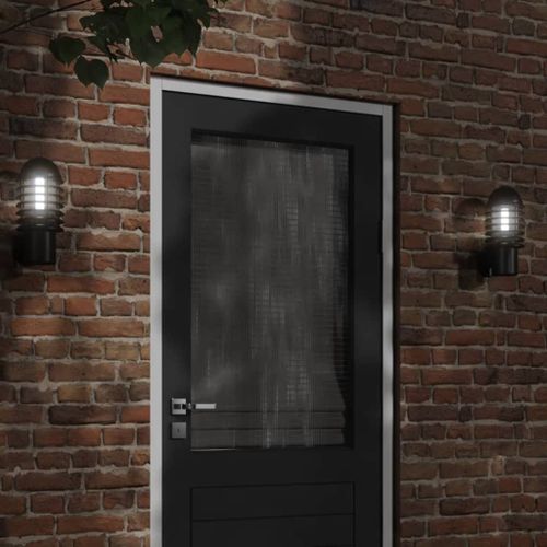 Vidaxl Applique Murale D'extérieur Noir Acier Inoxydable