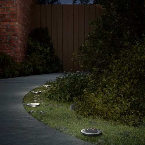 Vidaxl Lampes Solaires De Sol Et Piquets De Sol Extérieur 12 Pcs