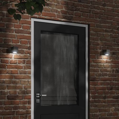 Vidaxl Applique Murale D'extérieur Aluminium Moulé Sous Pression