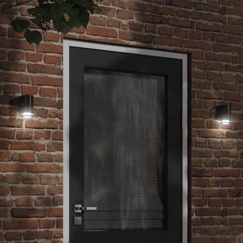 Vidaxl Appliques Murales Extérieur 2 Pcs Aluminium Moulé Sous Pression