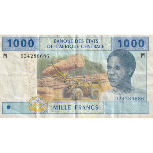 Billet De 1000 Francs Banque Des Etats De L'afrique Centrale. Année 2002