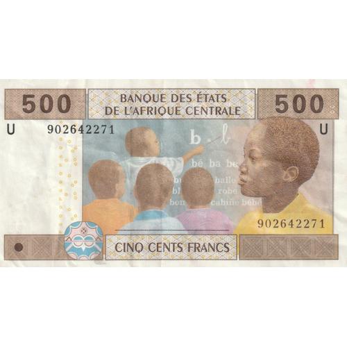 Billet De 500 Francs Banque Des Etats De L'afrique Centrale. Année 2002